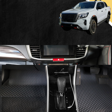 6D PRO Car Floor Mats for Nissan Navara Dual Cab 2022 - Current Pro-4X - 0