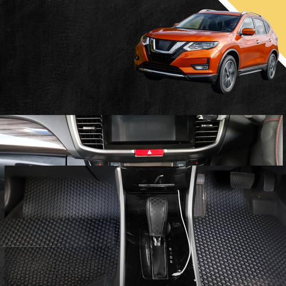 6D PRO Car Floor Mats for Nissan X-TRAIL 2014 - 2022 (T32)