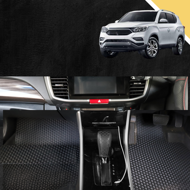 6D PRO Car Floor Mats for SsangYong Rexton 2017 - Current Y290, Y400, Y450 - 0