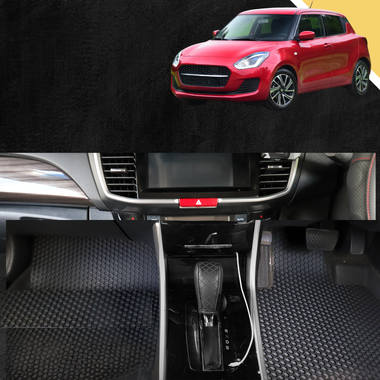 6D PRO Car Floor Mats for Suzuki Swift 2017 - 2024 (FZ, AZ) - 0
