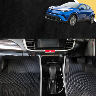 6D PRO Car Floor Mats for Toyota C-HR 2017 - 2023 AX10, AX50, Facelift - 0
