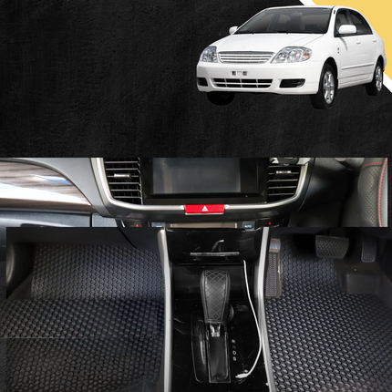 6D PRO Car Floor Mats for Toyota Corolla 2002 - 2007 Hatch/Sedan (E120/130) - 0