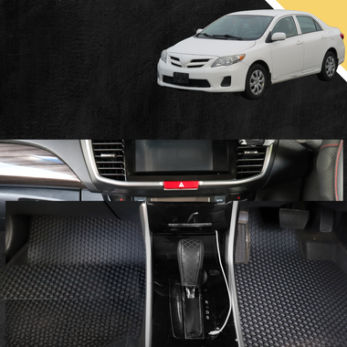 6D PRO Car Floor Mats for Toyota Corolla 2007 - 2012 Hatch/Sedan (E140/150) - 0