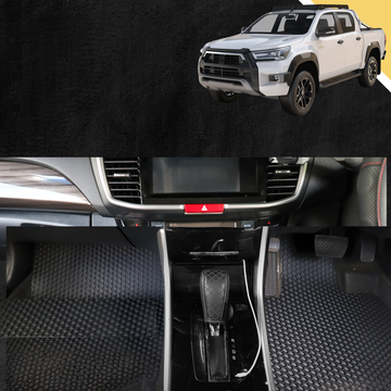 6D PRO Car Floor Mats for Toyota Hilux Double Cab 2015 - Current - 0