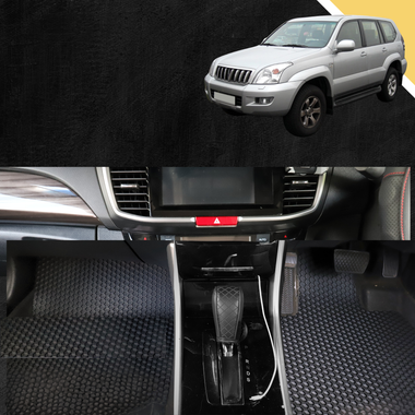 6D PRO Car Floor Mats for Toyota Prado 2002 - 2009 (J120) - 0