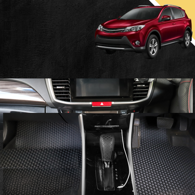 6D PRO Car Floor Mats for Toyota RAV4 2012 - 2019 (XA40) - 0