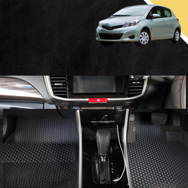 6D PRO Car Floor Mats for Toyota Yaris 2011 - 2020 XP90, XP130 - 0