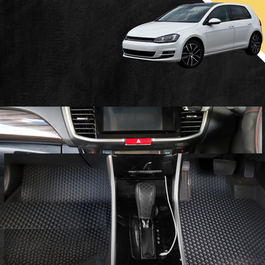 6D PRO Car Floor Mats for VolksWagen Golf 2013 - 2021 Hatch/Wagon (MK7) - 0