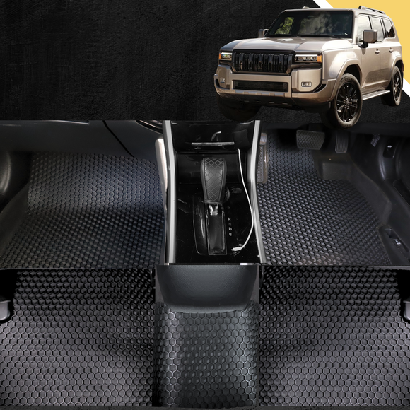 6D PRO Car Floor Mats for Toyota LandCruiser Prado 2024 - Current (GX, GXL, VX, Altitude, Kakadu)