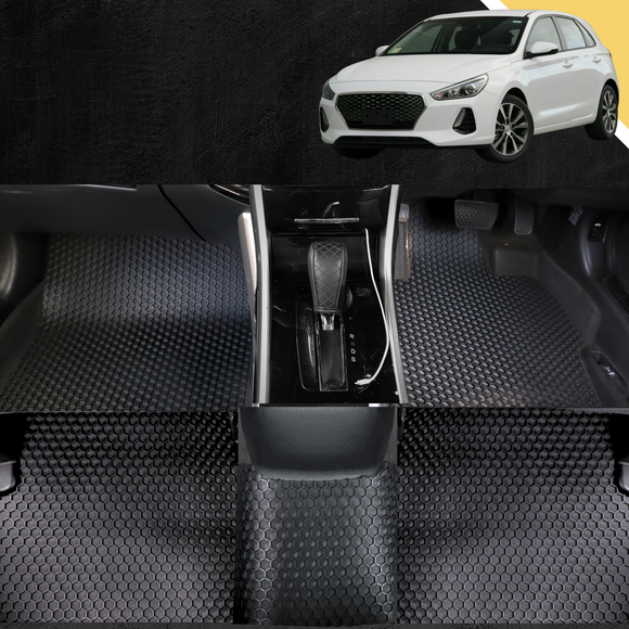 6D PRO Car Floor Mats for Hyundai i30 2017 - 2021 (PD Hatch/Fastback)