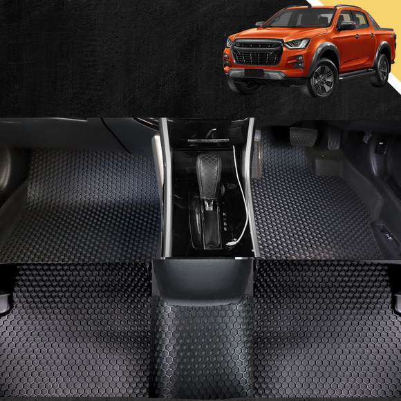 6D PRO Car Floor Mats for Isuzu D-Max Crew Cab 2020 - Current RG