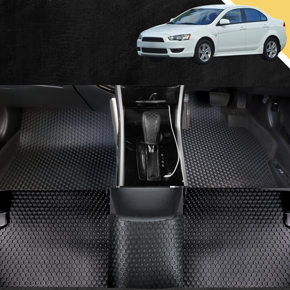 6D PRO Car Floor Mats for Mitsubishi Lancer 2007 - 2017 Auto (CJ)