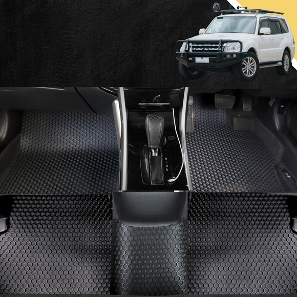 6D PRO Car Floor Mats for Mitsubishi Pajero 2006 - 2021 (NS/NT/NW/NX)