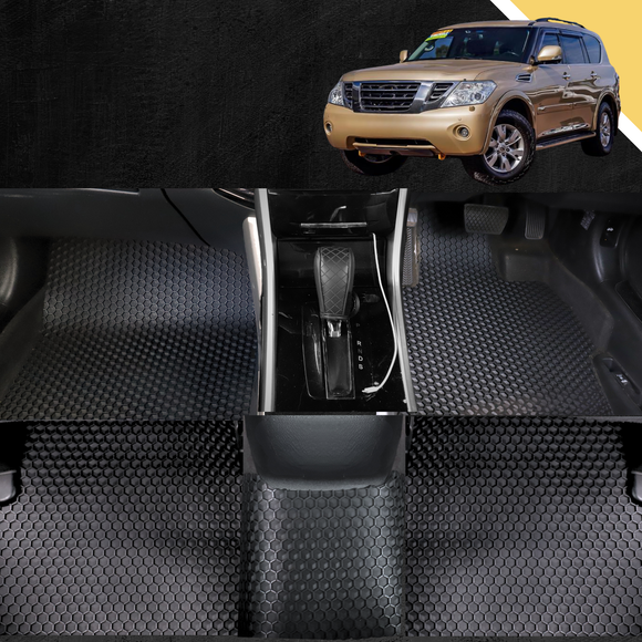 6D PRO Car Floor Mats for Nissan Patrol Y62 2013 - Current (Y62)