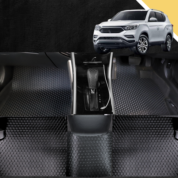 6D PRO Car Floor Mats for SsangYong Rexton 2017 - Current Y290, Y400, Y450