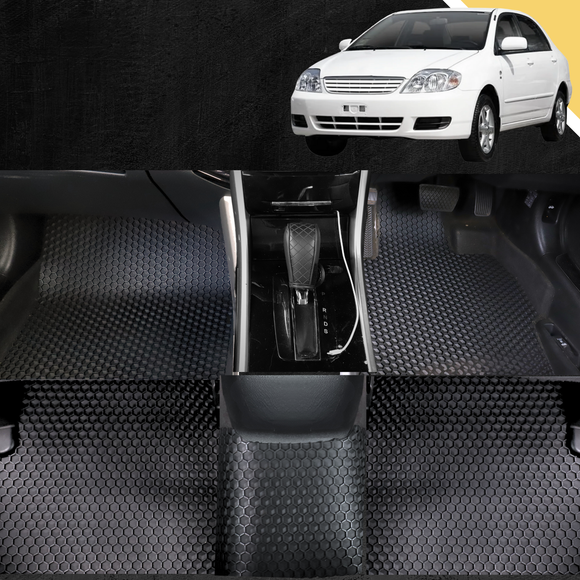 6D PRO Car Floor Mats for Toyota Corolla 2002 - 2007 Hatch/Sedan (E120/130)
