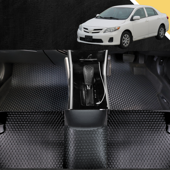 6D PRO Car Floor Mats for Toyota Corolla 2007 - 2012 Hatch/Sedan (E140/150)