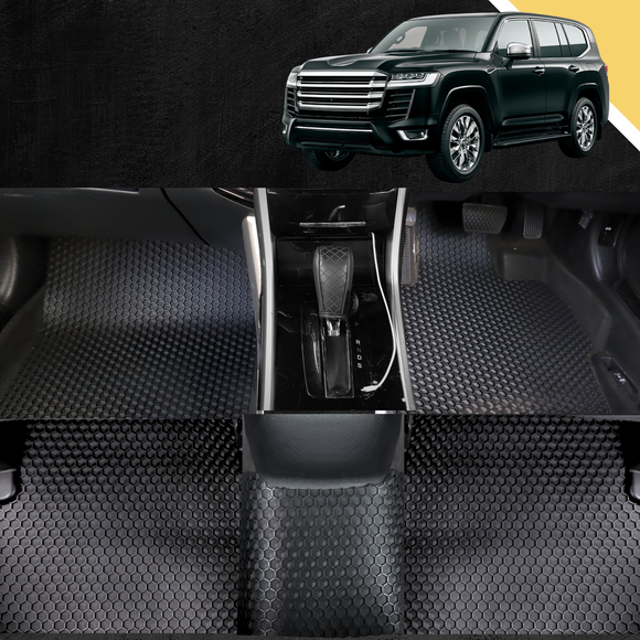 6D PRO Car Floor Mats for Toyota LandCruiser 300 2021 - Current