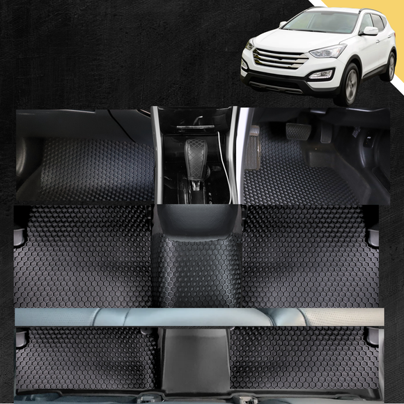 6D PRO Car Floor Mats for Hyundai Santa Fe 2012 - 2018 (DM)