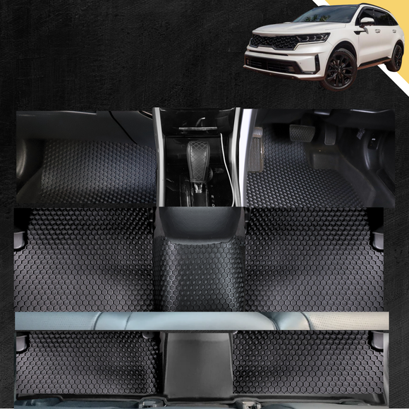 6D PRO Car Floor Mats for Kia Sorento 2021 - Current (MQ4)