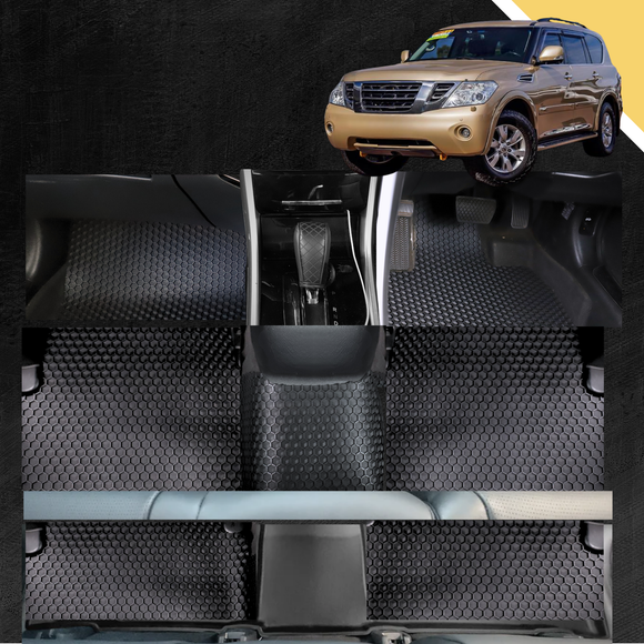 6D PRO Car Floor Mats for Nissan Patrol Y62 2013 - Current (Y62)