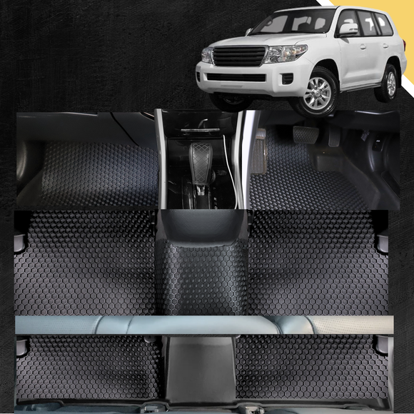 6D PRO Car Floor Mats for Toyota LandCruiser 200 2012 - 2021 (GX GXL)