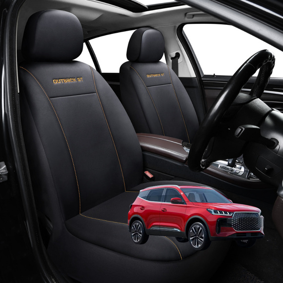 Car Front Seat Cover for Chery Tiggo 4 Pro 2024 - Current - Black - 27 x 26 x 10 cm