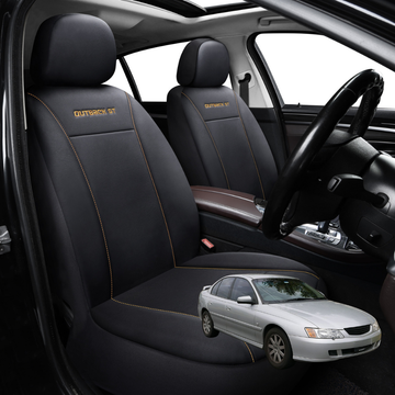Car Front Seat Cover for Holden Commodore 1997 - 2006 (VT VX VY VZ) - Black - 27 x 26 x 10 cm
