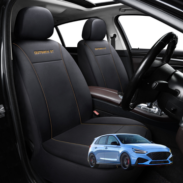 Car Front Seat Cover for Hyundai i30 N 2021 - Current Hatch Fastback - Black - 27 x 26 x 10 cm