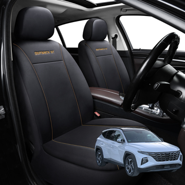 Car Front Seat Cover for Hyundai Tucson 2021 - Current (NX4) - Black - 27 x 26 x 10 cm
