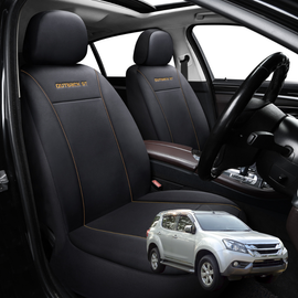 Car Front Seat Cover for Isuzu MU-X 2013 - 2020 RF - Black - 27 x 26 x 10 cm