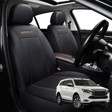 Car Front Seat Cover for Isuzu MU-X 2021 - Current RJ - Black - 27 x 26 x 10 cm