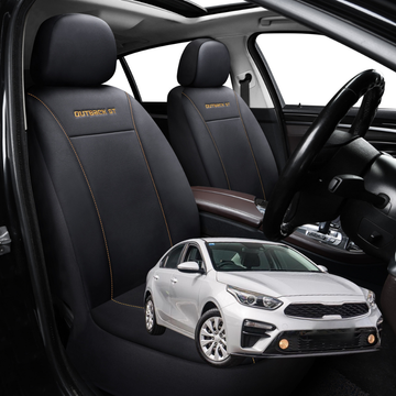 Car Front Seat Cover for Kia Cerato 2018 - Current (BD) - Black - 27 x 26 x 10 cm