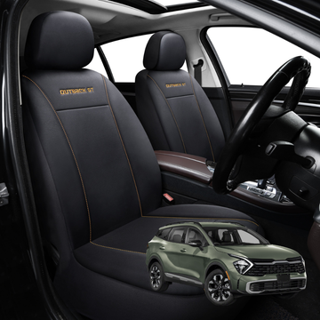 Car Front Seat Cover for Kia Sportage 2016 - 2021 (QL) - Black - 27 x 26 x 10 cm