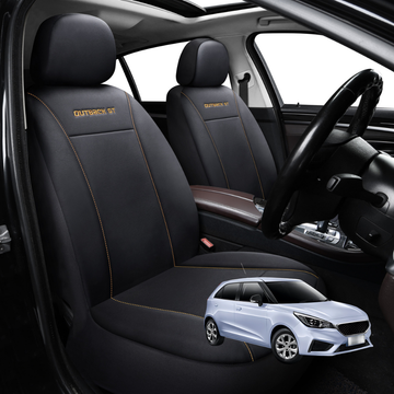 Car Front Seat Cover for MG 3 2022 - 2024 - Black - 27 x 26 x 10 cm