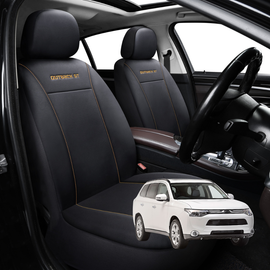 Car Front Seat Cover for Mitsubishi Outlander 2018 - 2021 (ZJ/ZK/ZL) - Black - 27 x 26 x 10 cm