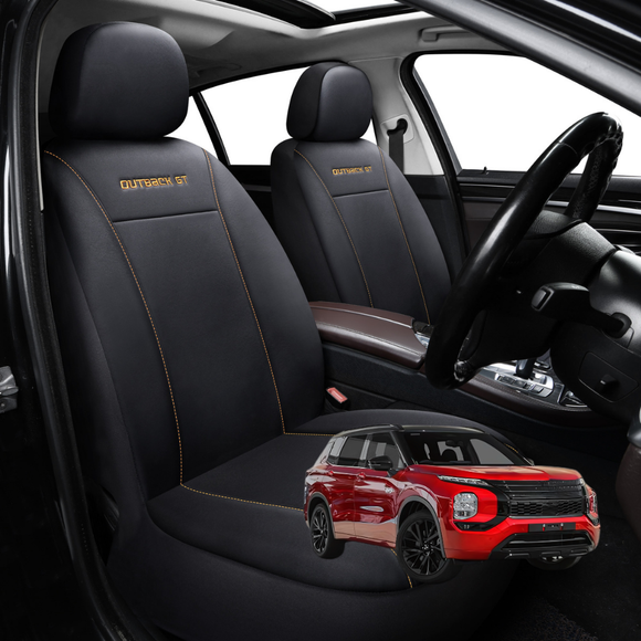 Car Front Seat Cover for Mitsubishi Outlander 2022 - Current (ZM) - Black - 27 x 26 x 10 cm