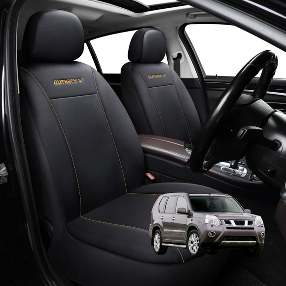 Car Front Seat Cover for Nissan X-TRAIL 2007 - 2014 (T31) - Black - 27 x 26 x 10 cm