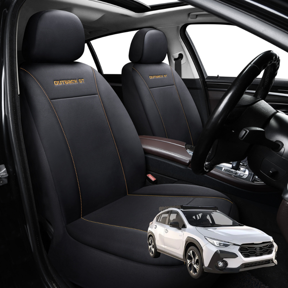 Car Front Seat Cover for Subaru Crosstrek 2023 - Current (GU) - Black - 27 x 26 x 10 cm