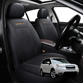 Car Front Seat Cover for Subaru Forester 2013 - 2018 (SJ) - Black - 27 x 26 x 10 cm