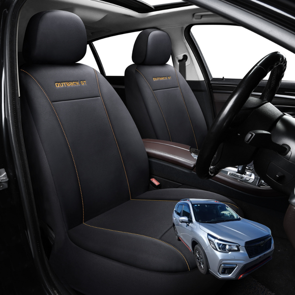 Car Front Seat Cover for Subaru Forester 2018 - Current (SK) - Black - 27 x 26 x 10 cm