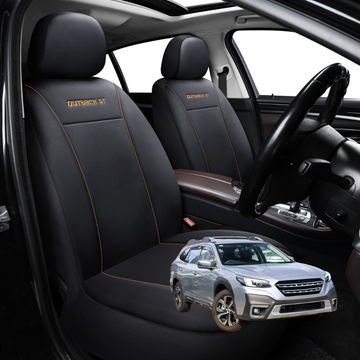 Car Front Seat Cover for Subaru Outback 2021 - Current 6GEN - Black - 27 x 26 x 10 cm