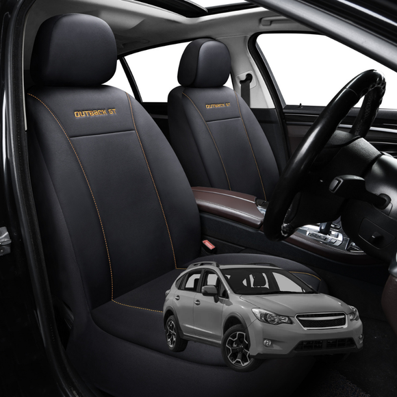 Car Front Seat Cover for Subaru XV 2012 - 2017 (GP) - Black - 27 x 26 x 10 cm