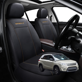 Car Front Seat Cover for Suzuki Vitara 2015 - Current (LY) - Black - 27 x 26 x 10 cm