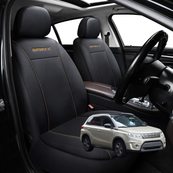 Car Front Seat Cover for Suzuki Vitara 2015 - Current (LY) - Black - 27 x 26 x 10 cm