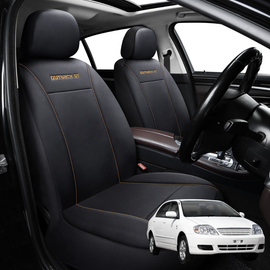 Car Front Seat Cover for Toyota Corolla 2002 - 2007 Hatch/Sedan (E120/130) - Black - 27 x 26 x 10 cm
