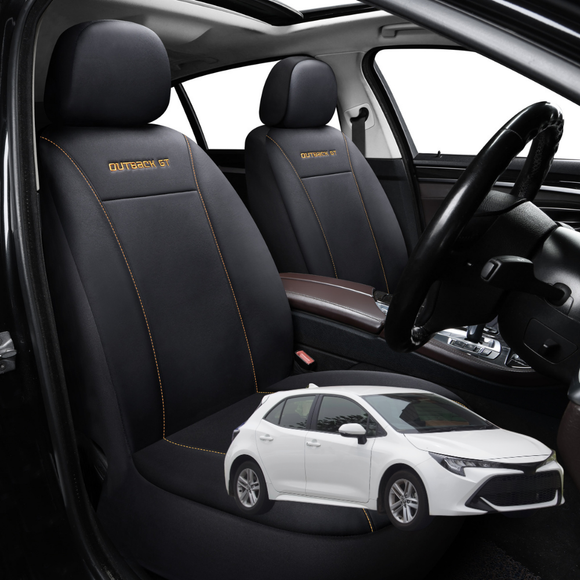 Car Front Seat Cover for Toyota Corolla 2018 - Current Hatch - Black - 27 x 26 x 10 cm