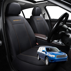 Car Front Seat Cover for Toyota Kluger 2007 - 2013 (XU40) - Black - 27 x 26 x 10 cm