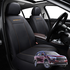 Car Front Seat Cover for Toyota Kluger 2014 - 2020 (XU50) - Black - 27 x 26 x 10 cm