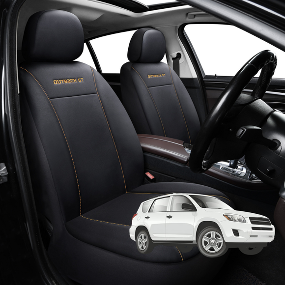 Car Front Seat Cover for Toyota RAV4 2006 - 2012 (XA30) - Black - 27 x 26 x 10 cm